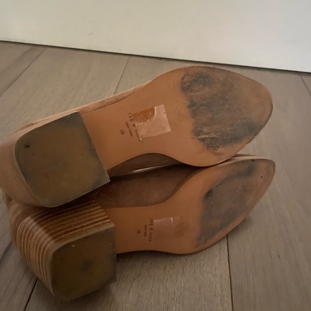 Rag & Bone Rover Booties, Camel - image 3